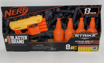 Brand New Nerf Alpha Strike Fang QS-4 Targeting Set 13 Pieces #1 Blaster Brand
