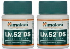 2 Bottles Himalaya LiverCare REPAIR Liv er 52 DS Diuretic Liver 52 DS 