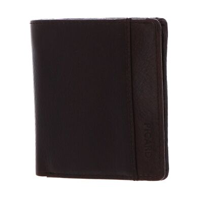 PICARD Buddy 1 Slim Wallet Geldbörse Cafe dunkelbraun Neu
