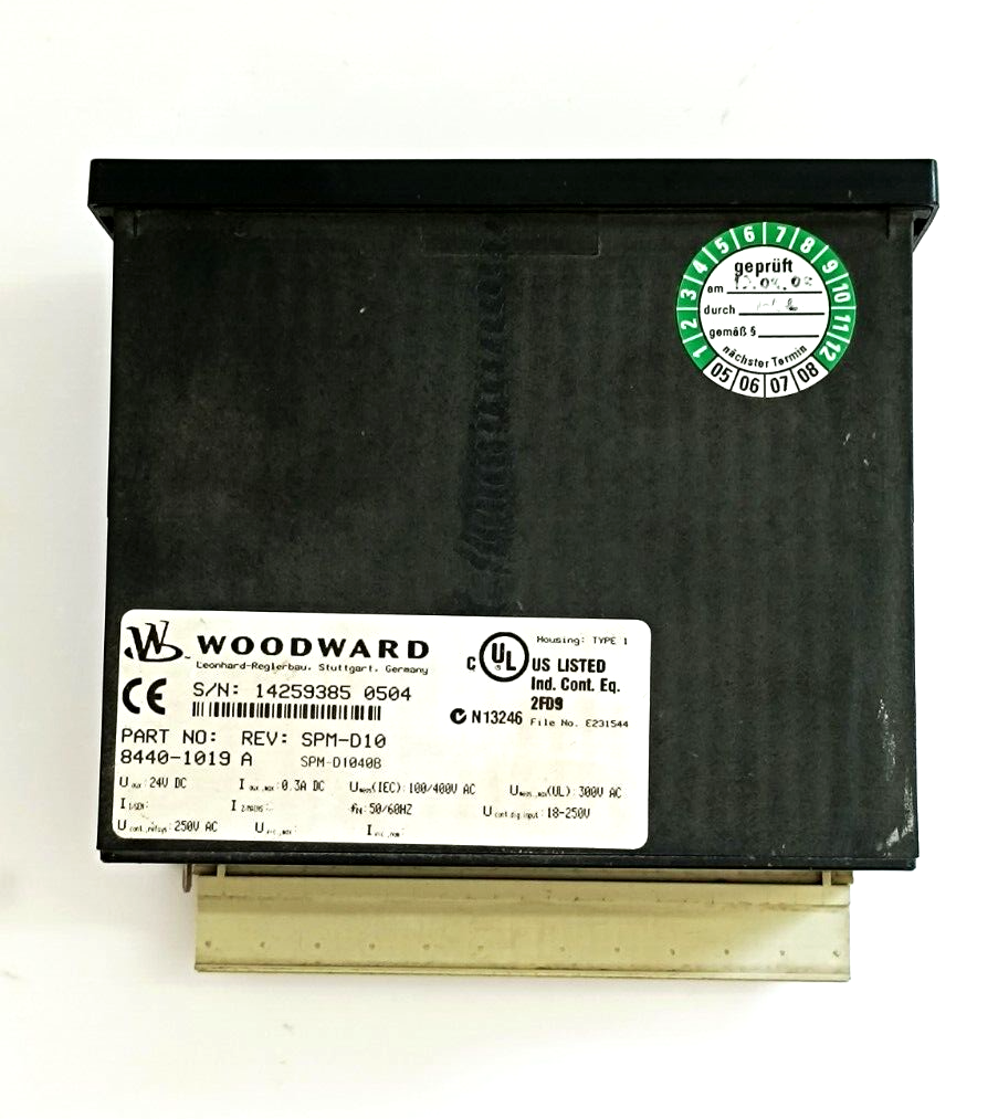 Woodward SPM-D10/SPM-D Sync Controller 8440-1019 A Woodward SPM-D10/SPM-D Sync Controller 8440-1019 A