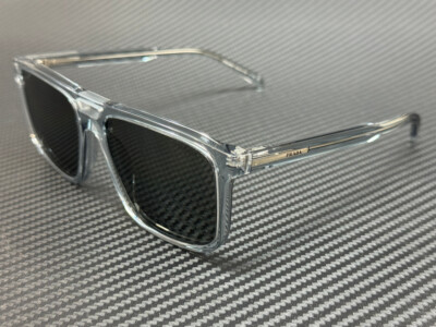 PRADA PR A22S 19T175 Transparent Azure Grey Men's 58 mm Sunglasses