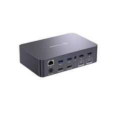AV Access KVM Switch Dock 2 Monitors 2 Laptops, 4K KVM Switch Dual Monitor, 2...