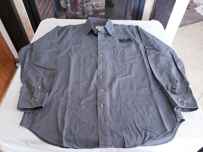 Pre-owned Aspen Gold brand, ''Harley Owners Group'' long-sleeved button down in XL