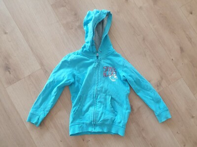 kapuzenpullover Hoodie  98 / 104 Hell Blau Shark Alert