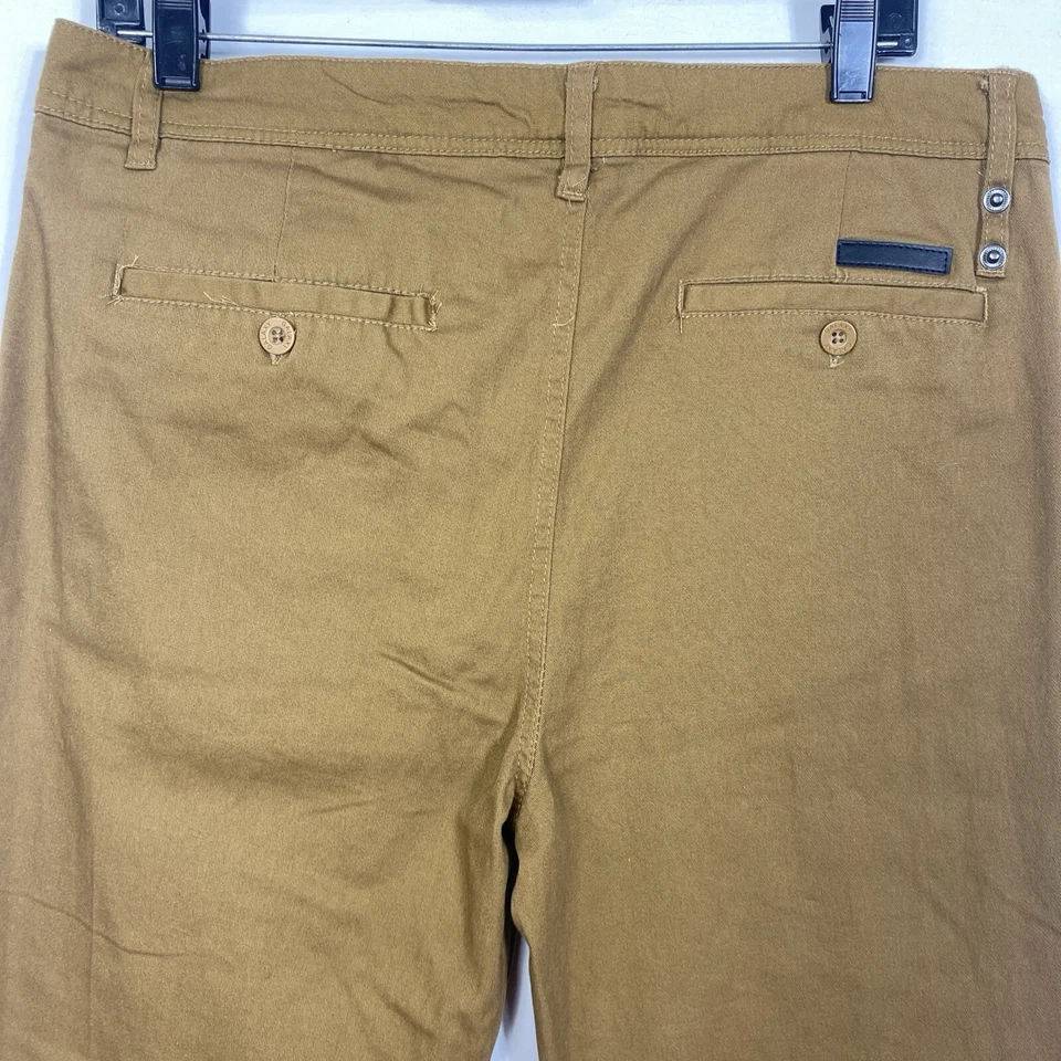 Galaxy Men's Pants Stretch Skinny Chino Size 34x Timber Brown NWT - Image 4 of 4