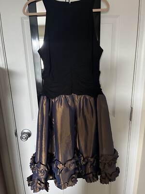SL Fashions Womens Two Toned Size 14 Fully Lined Cocktail Dress | eBay