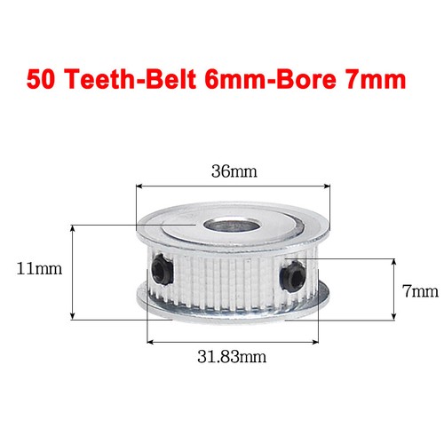 MXL Timing Belt Pulley AF type 22-60T Bore 5-20mm for 6mm Width Belt Pitch 2.032 - Picture 71 of 98