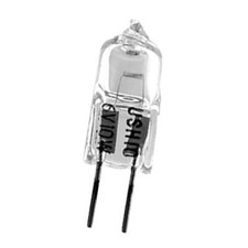 1000531 Ushio ESA FHD 10W 6V G4 T3 Clear Halogen Lamp