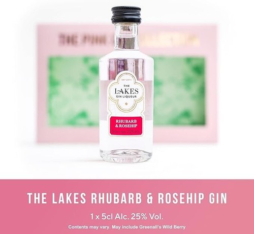 Pink Gin Gift Set 4x5cl Whitley Neill, Gordons, Edinburgh Gin, The Lakes Gin - Picture 4 of 7