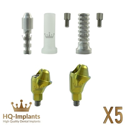 Q5 Angular 17° Multi Unit 1.4mm Screw Prosthetic Mini Kit Int Hex 2.0mm Dental