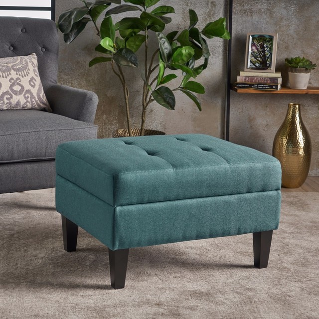 Ashley 1290011 Patola Park Patina Finish Fabric Ottoman With