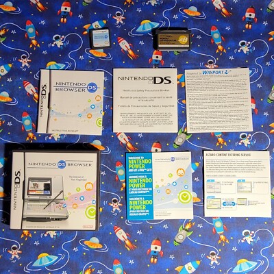 Mint Nintendo DS Internet Browser Cartridge Memory Expansion Pak & Manual CIB