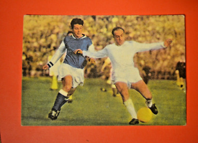 Heinerle Fußball Sammelbild - Just Fontaine vs Alfredo Di Stefano ungeklebt