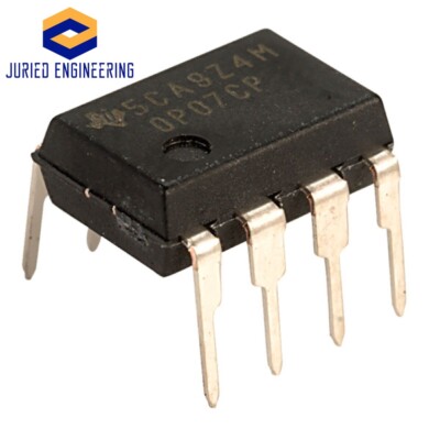 5PCS OP07CP OP07 - Precision Operational Amplifier DIP-8 Breadboard-Friendly IC