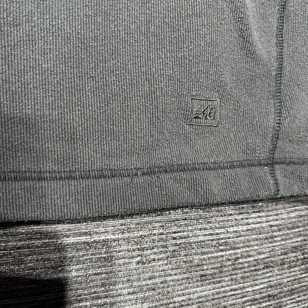REI Sweater Men's M Gray Pullover 1/4 Zip Hiking | eBay
