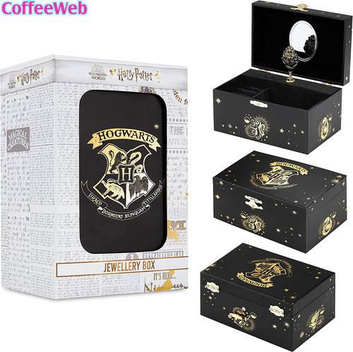 Harry Potter Portagioie Musicale per Bambina Carillon Con Stemma Di Hogwarts Rot - Foto 7 di 11