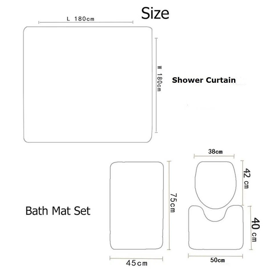 Juego de 4 alfombras de baño Darth Vader cortina de ducha antideslizante tapa de inodoro almohadilla Foto 4 de 4