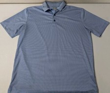 Callaway Polo Golf Shirt Men's M Blue Short Sleeve Opti Dri