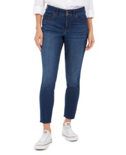 Style Co Women Mid Rise Skinny Curvy-Fit Blue Jeans Size 8