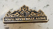 Liverpool FC Official Pin Badge - Shankly Gates - You'll Never Walk Alone -Black
