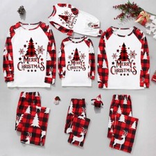 Christmas Family Matching Adult Kids Pyjamas Xmas Nightwear Pajamas PJs Set