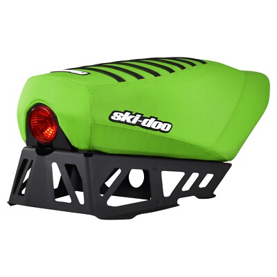 2020-23 Skidoo MXZ 600RS 2024 BMRA 600RS Seat Cover  all GREEN/BLK rib Logo #358
