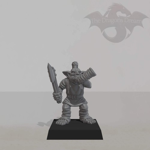 Goblin - Command Unit - Dungeons and Dragons, Warsurge, Oathmark - Miniature - Picture 3 of 7