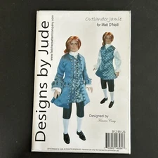 Outlander Jamie Pattern 1700s Suit for 17.5" Matt O'Neill Doll Tonner