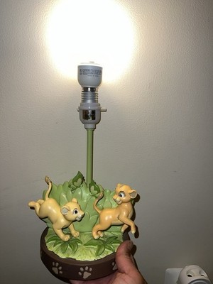 Disney Lion King Baby Simba & Nala Lamp Base Only - No Shade