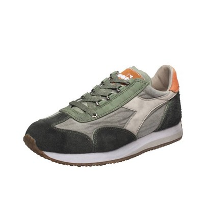 Diadora Heritage Equipe Dirty Sw Evo - Low Sneaker Grün - Größe 40 [6,5 Us