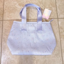 LoveShackFancy x Target Lunch Box Ditsy Floral Bag Blue Everblooming Rosette NEW