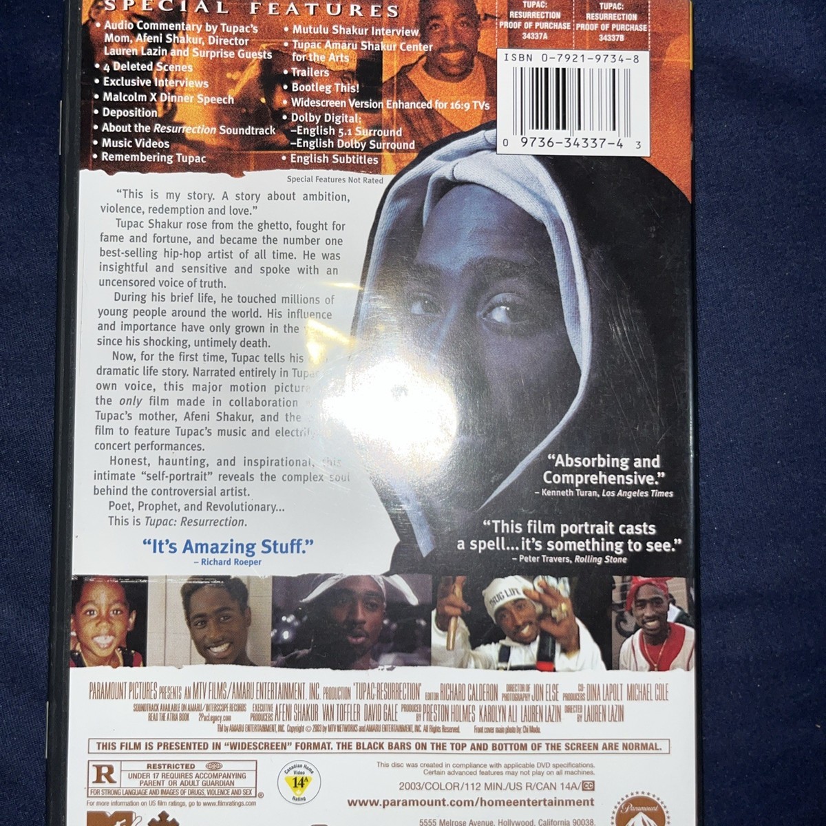 【中古】2pac: Resurrection [DVD] Import 中古】2pac: Resurrection [DVD] Import Amazon.com: Tupac