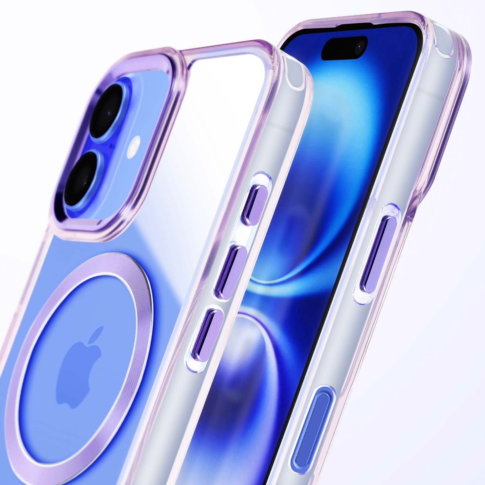 Coque iPhone 16 Plus fine violette contre les rayures quotidiennes - 4