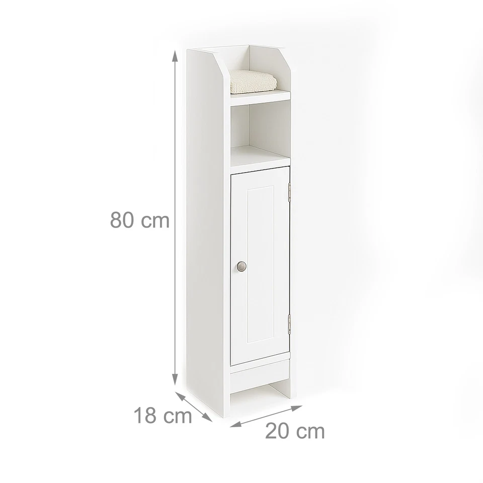 Badezimmerschrank Badschrank Badschränkchen Bad Midischrank Nischenschrank weiß - Bild 4 von 4