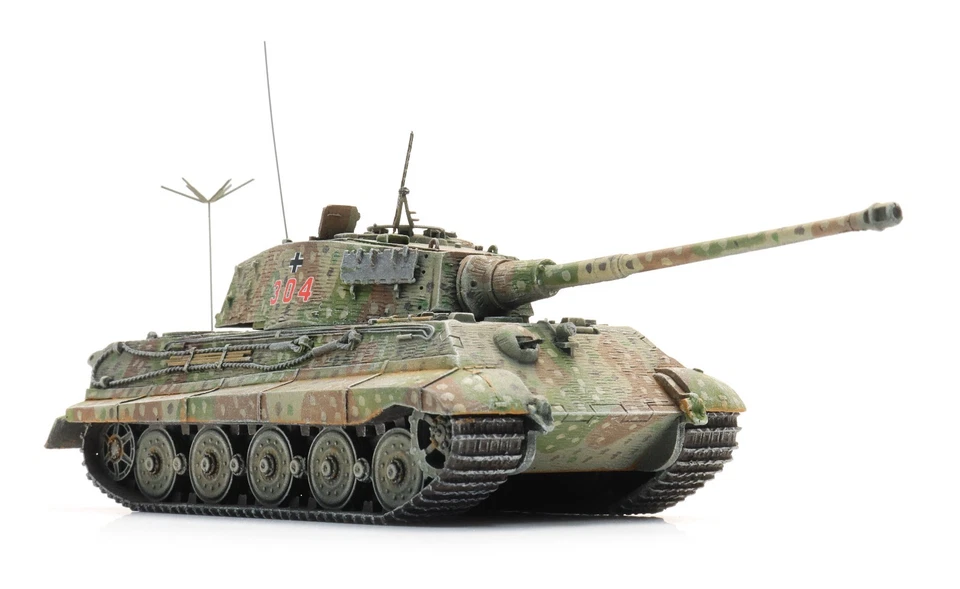 Artitec 6870650 Tigre II Commande Déguisé Wehrmacht Modèle Ho 1:87 Neuf - Photo 3/4