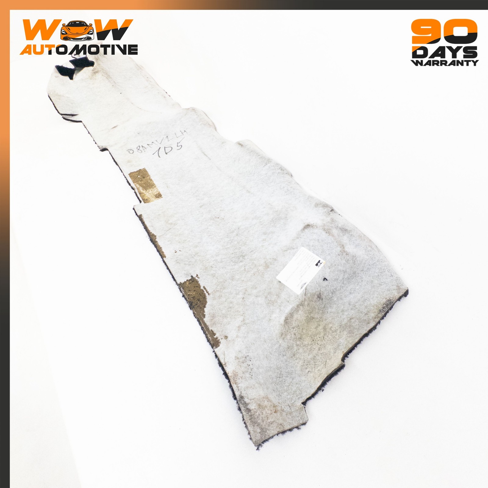 06-16 ASTON MARTIN V8 VANTAGE FRONT LEFT FLOOR SILL CARPET COVER TRIM OEM