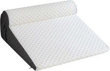 2PCS Wedge Pillow Set Body Support and Head Pillow for Acid Reflux Relief Sleep