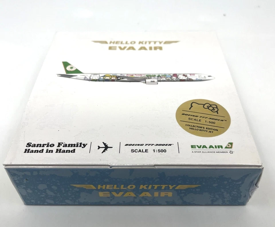 Hogan Wings 5163, EVA Air "Sanrio Family Hand in Hand", Boeing 777-300ER, 1:500 - Image 3 of 4