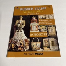 "Rubber Stamp Collage Art" Craft Instruction Book  19 Unique Projects to Create