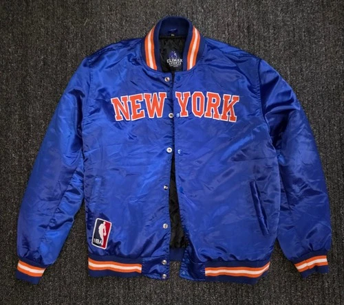 New York 90's Satin Starter Jacket - Men's XL video thumbnail