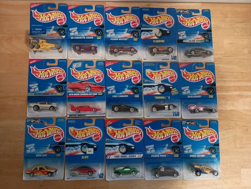 LOT OF 15 Vintage Early Hot Wheels Cars 1:64 Scale Die Cast Vehicles NEW NIP