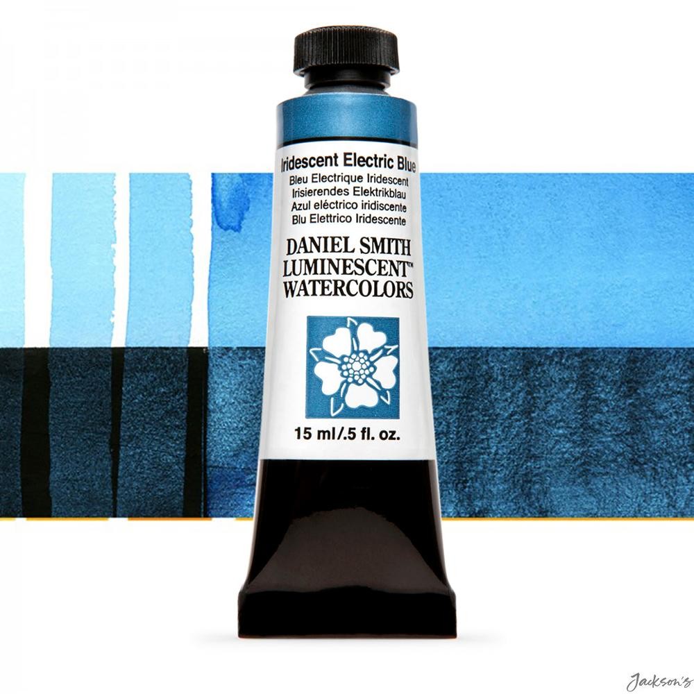 Daniel Smith Luminescent Watercolour Paint Tube 15ml Iridescent Electric Blue...