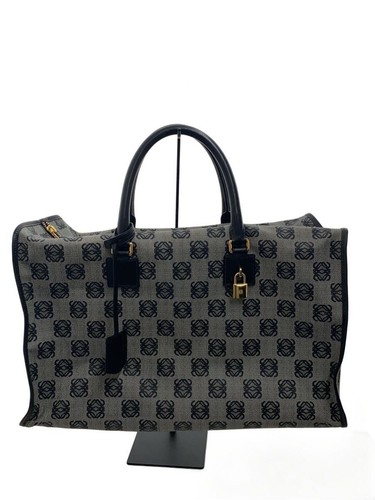 Loewe Other Bag GRY total pattern with yellowing inside Used