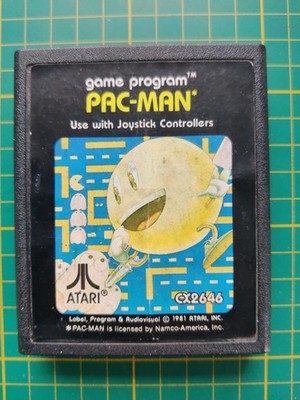 Atari 2600 Pac-Man Spiel CX2646 Retro Vintage Cartridge
