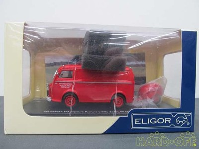 ELIGOR 143 Scale Car Peugeot D3 Fire Truck Used