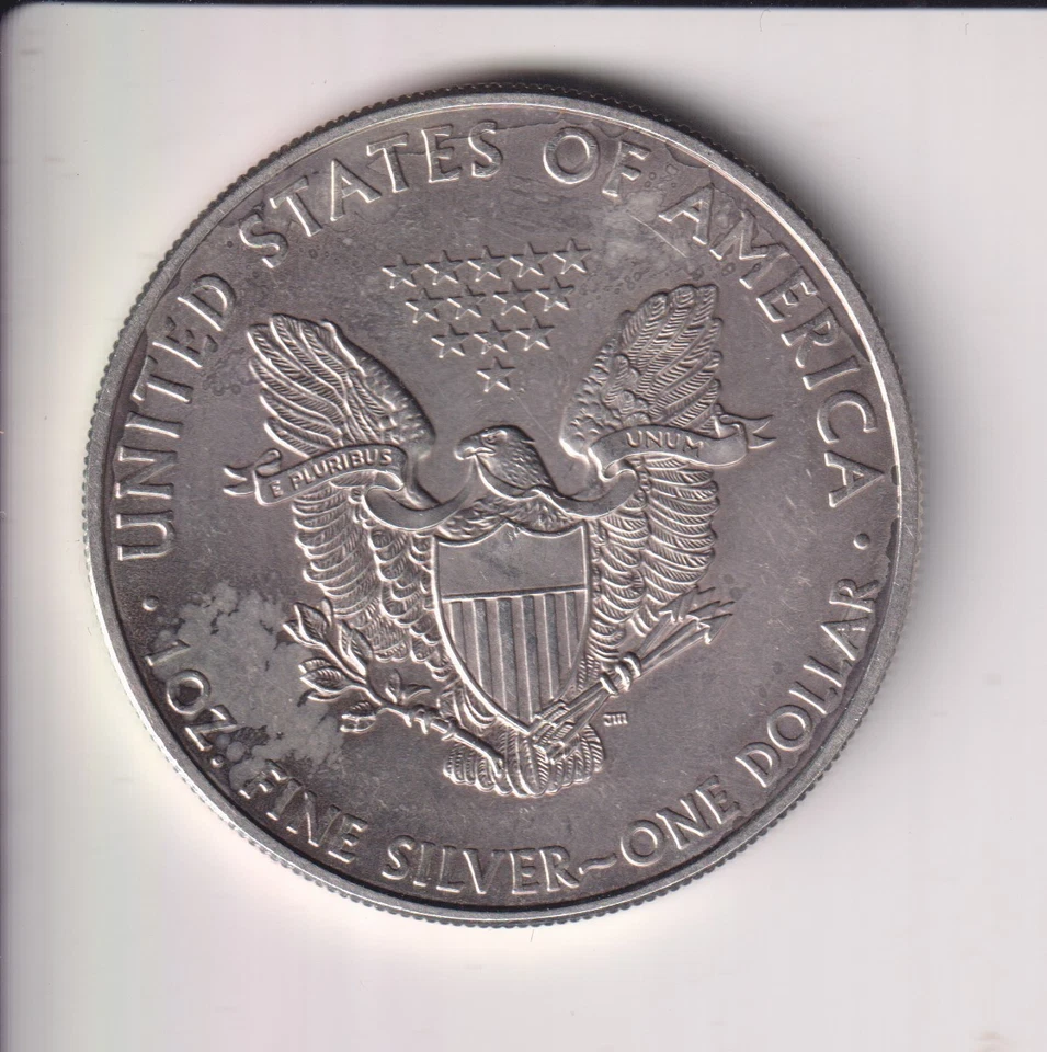 2009 AMERICAN SILVER EAGLE $1 DOLLAR 1 OZ .999 SILVER COIN UNITED STATE MINT - Image 2 of 2