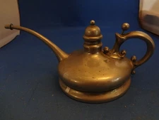 #3 -Buffalo Mfg. Co. Antique Whale Oil Can Lamp Filler ,Nickel Plated