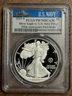 2025 S Silver American Eagle $1 US Navy Privy PCGS PR70DCAM First Strike