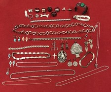 Vintage Wearable STERLING SILVER JEWELRY LOT - 925 Silver - 400+ Grams