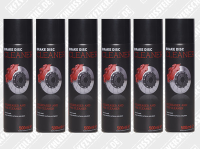 6x 500ml EMKA Bremsen/Kupplungs/Teile -Reiniger 8008095 TOP QUALITÄT